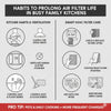 Habits to Prolong Air Filter Life in Busy Family Kitchens