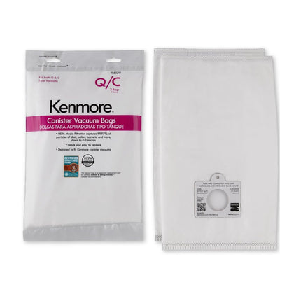 Kenmore Style 53291 Q/C HEPA Vacuum Bags For Canister Vacuums