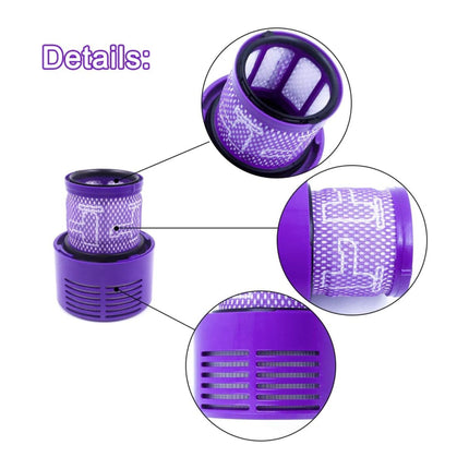 Dyson 969082-01 Clean Filter, Replacement V10 Filter, Purple - PrecipFilter