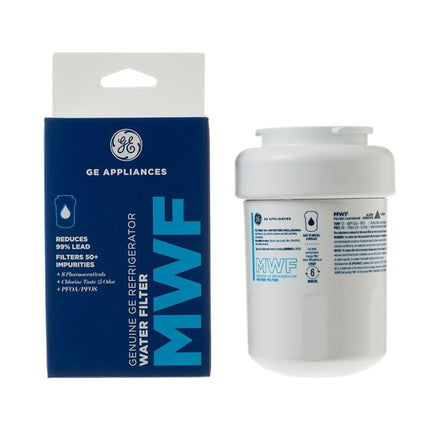 GE MWF Refrigerator Water Filter Replacement, White - PrecipFilter