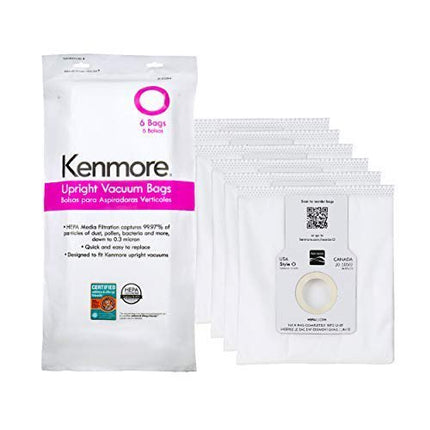 Kenmore 53294 Style O HEPA Cloth Vacuum Bags for Kenmore Vacuum Cleaner. - PrecipFilter