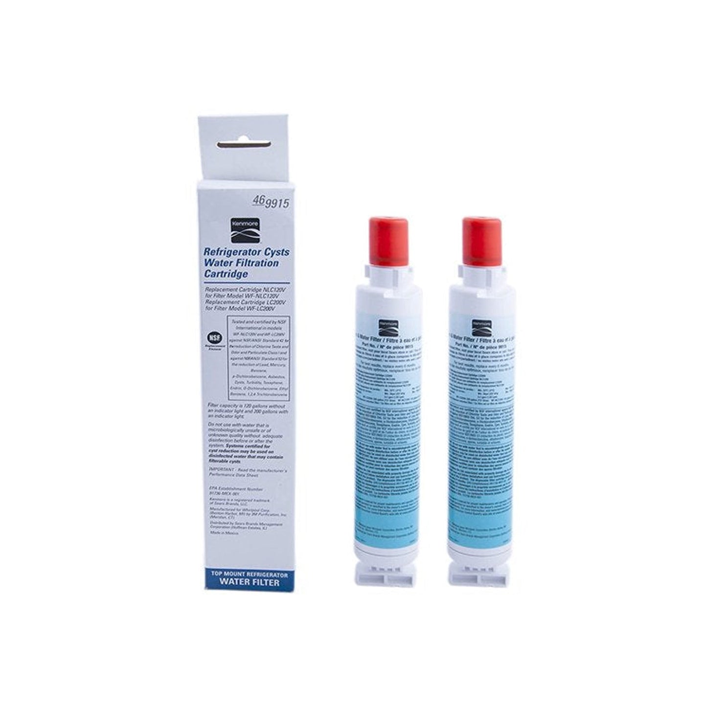 Kenmore 9915 Genuine Refrigerator Water Filter for ELITE Genuine Original Equipment Manufacturer (OEM) part - PrecipFilter