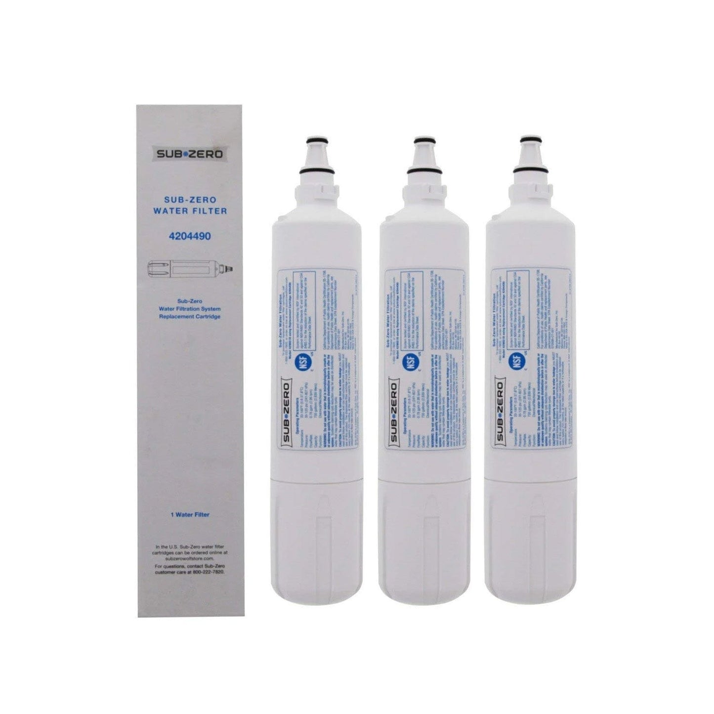 Sub Zero 4204490 Refrigerator Water Filter 3 pack