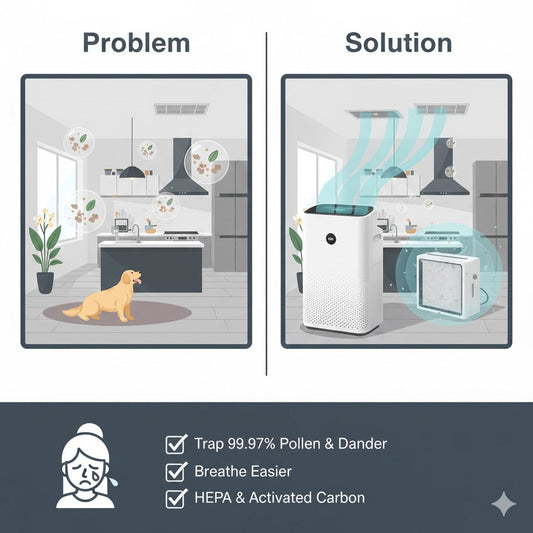 Air Filtration's Role in Reducing Allergens in Open-Concept Kitchens