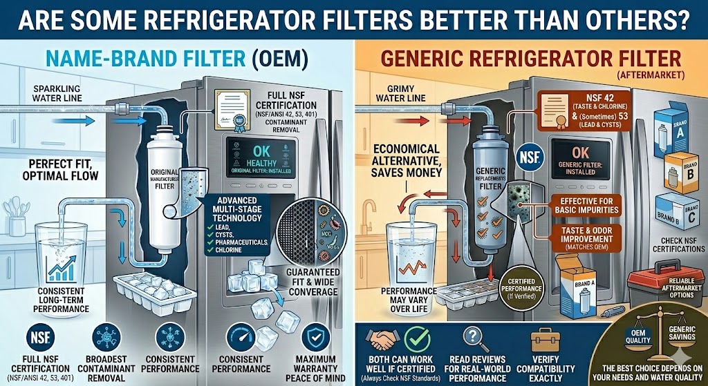 Are Some Refrigerator Filters Better Than Others?