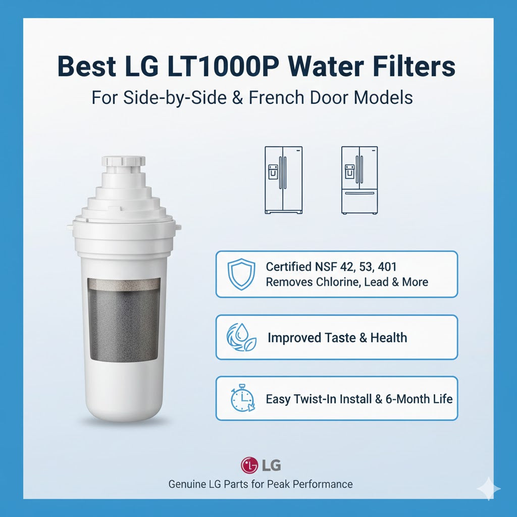Best LG LT1000P Water Filters for Side-by-Side and French Door Models