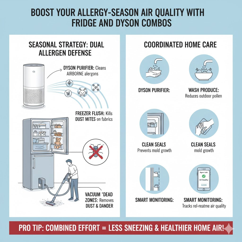 Boost Your Allergy-Season Air Quality with Fridge and Dyson Combos