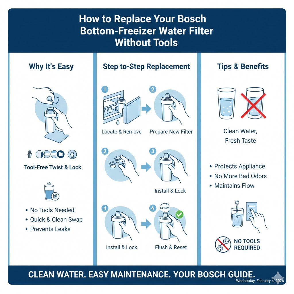 Bosch UltraClarity Water Filter Replacement Guide