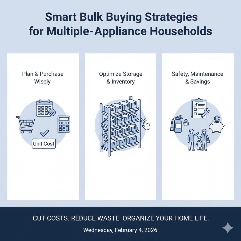 Bulk Buying Tips for Filters, Appliances, and Household Essentials