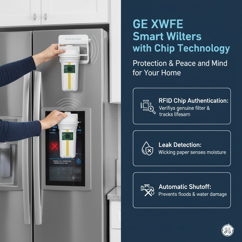 GE XWFE Smart Water Filters with Chip Technology Explained