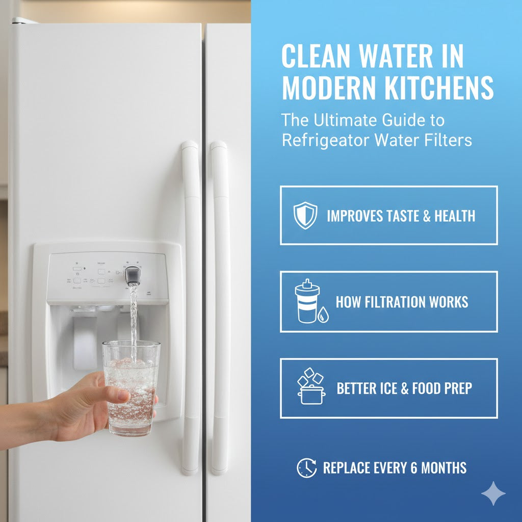 How Do Refrigerator Water Filters Improve Water Taste and Safety in Modern Kitchens