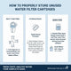 How to Properly Store Unused Water Filter Cartridges