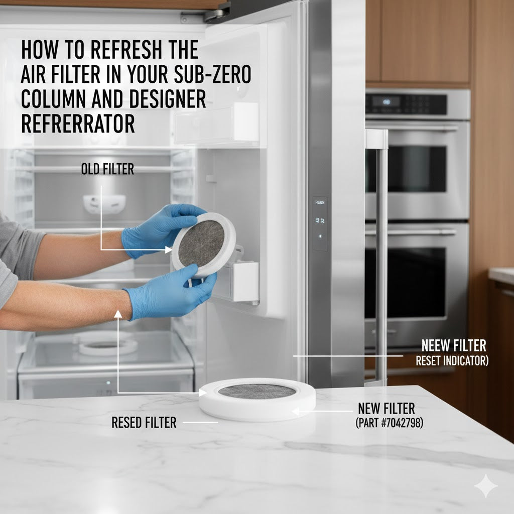 How to Refresh Sub-Zero Column & Designer Refrigerator Air Filters