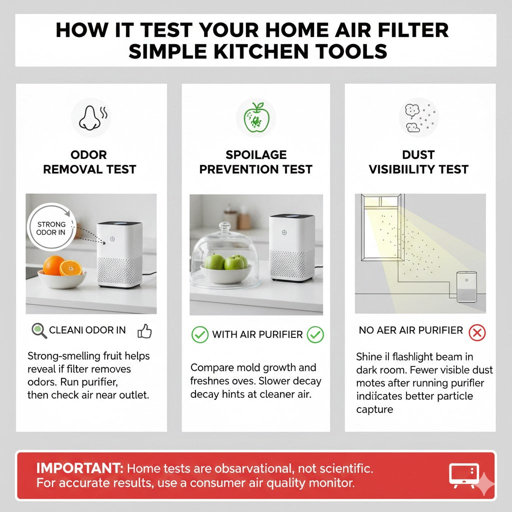 How to Test Your Home Air Filter Using Simple Kitchen Tools
