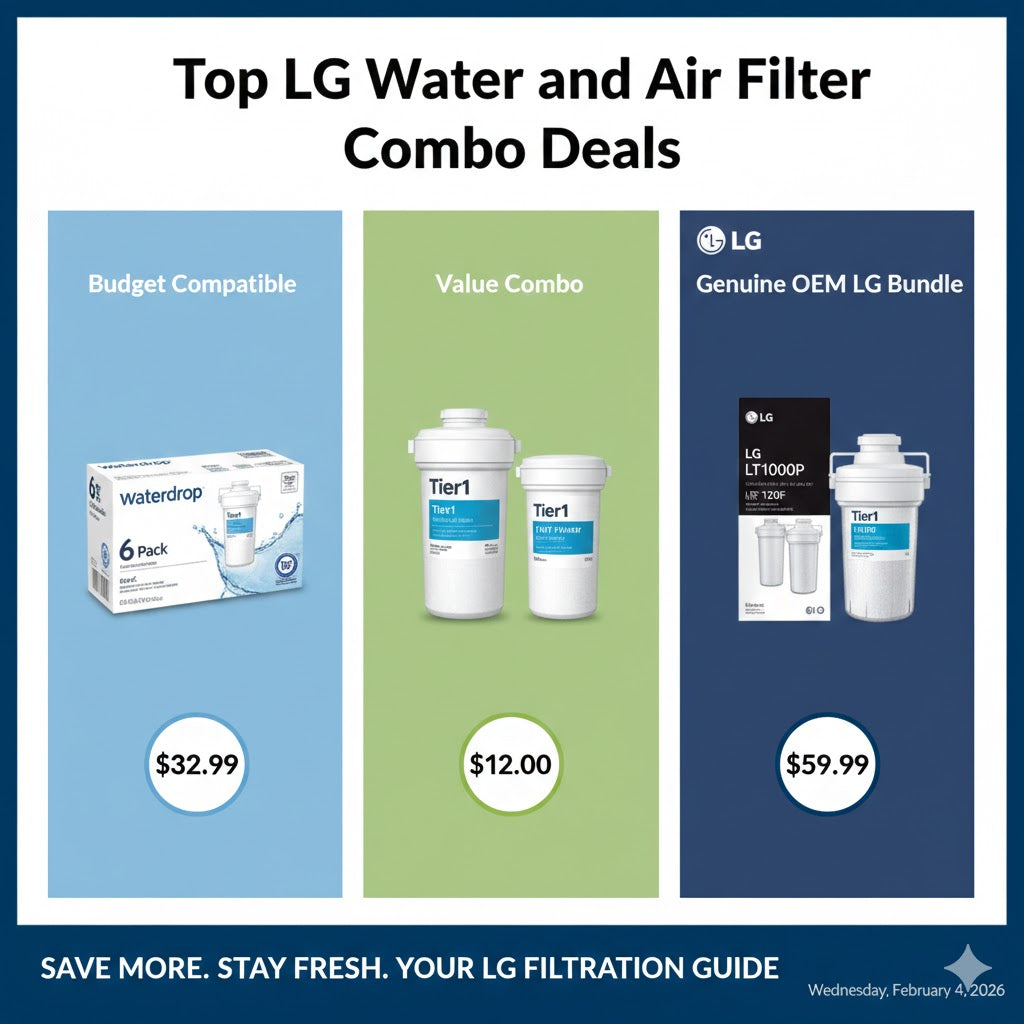 Top LG Water and Air Filter Combo Deals for Budget-Savvy Shoppers