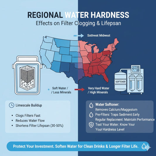 Regional Water Hardness and Its Effects on Filter Clogging and Lifespan
