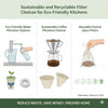 Upgrade your kitchen sustainably with reusable and biodegradable filters. Save money, reduce waste, and enjoy clean water, coffee, and food preparation with green alternatives.