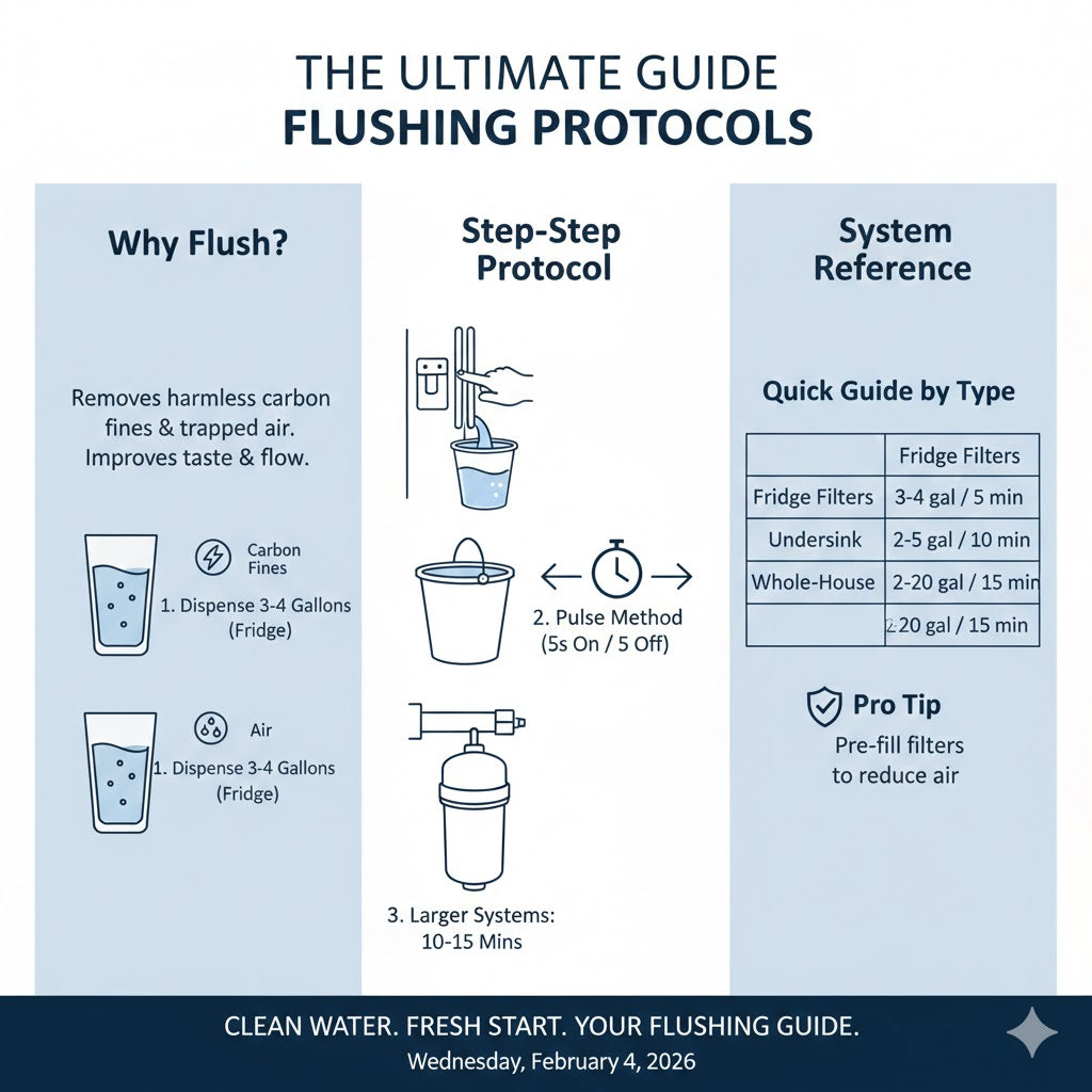 Water Filter Flushing Guide