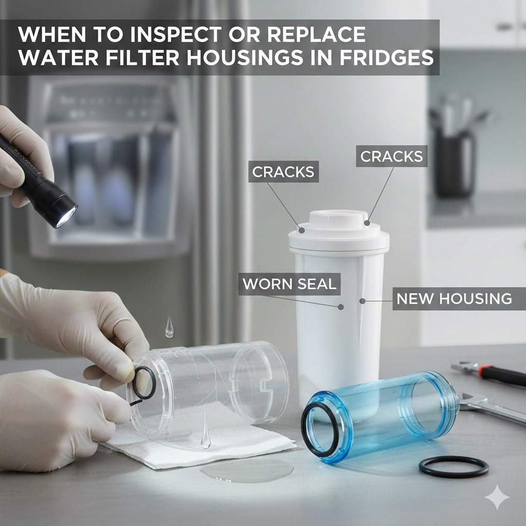 When to Inspect or Replace Water Filter Housings in Fridges
