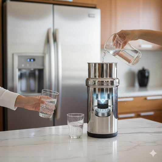 Why Berkey Black Element Filters Make a Great Countertop