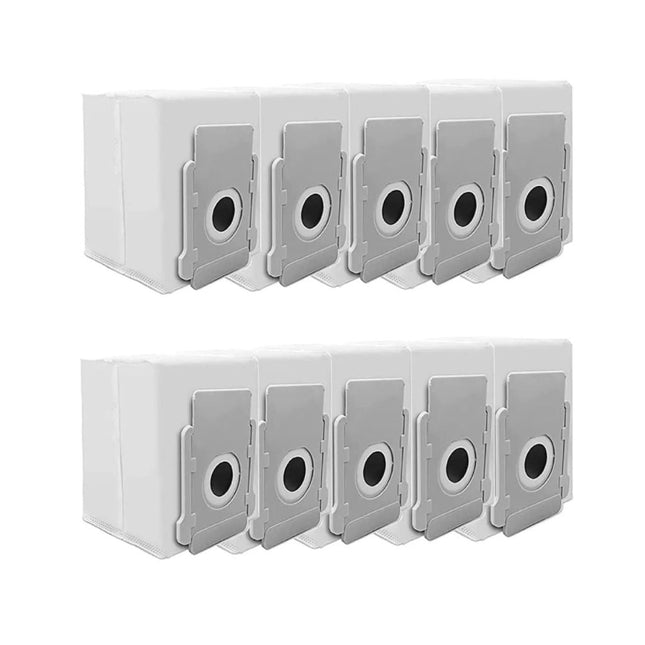 10 Pcs iRobot Sweeper Dust Bag Accessories Without Zipper - Compatible with i7, i3, E5, E6, and s9 - PrecipFilter