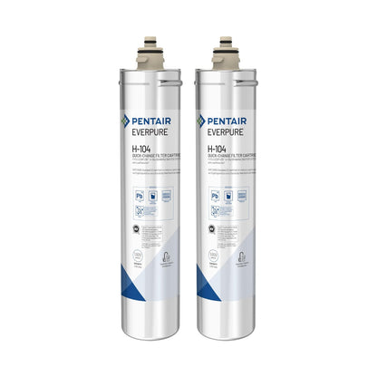 Pentair Everpure H-104 Quick-Change Filter Cartridge, EV96121 Everpure H-104 Drinking Water System