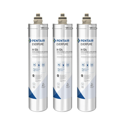 Pentair Everpure H-104 Quick-Change Filter Cartridge, EV96121 Everpure H-104 Drinking Water System