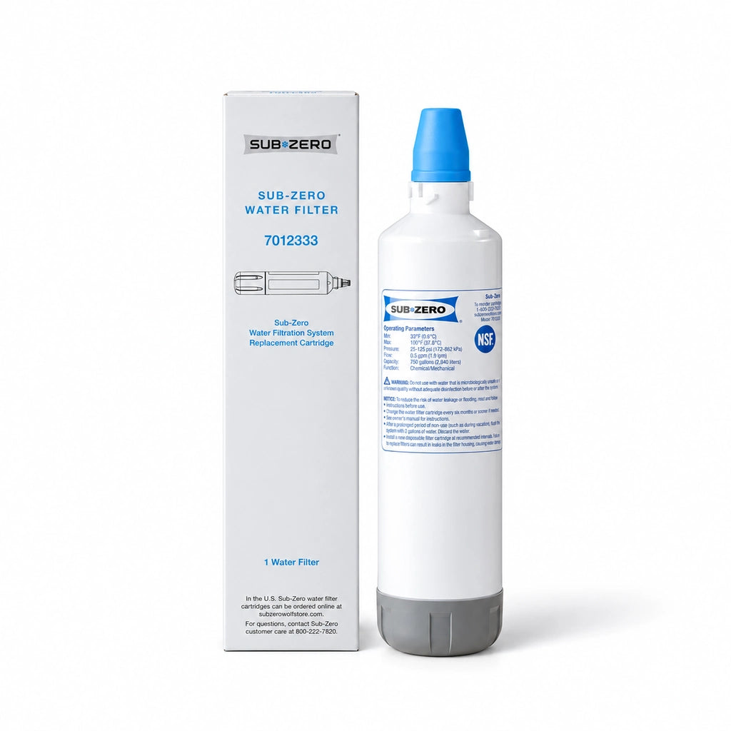 Sub-Zero 7012333 UC-15 ice maker water filter with product box