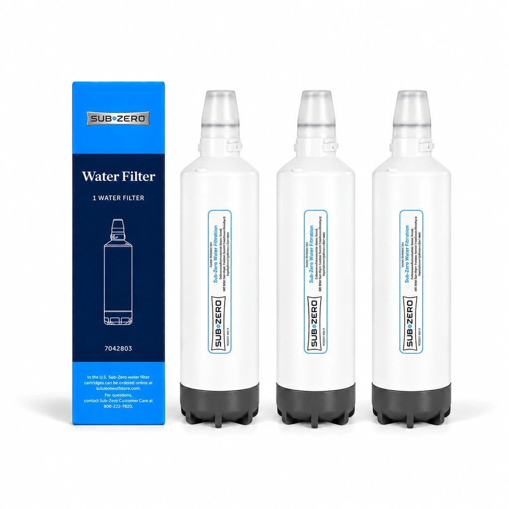 Three Pack Sub-Zero 7042803 Ice Maker Water Filter - PrecipFilter