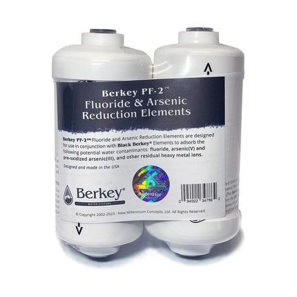 Berkey PF-2 Fluoride and Arsenic Reduction Filter Elements, 2-Pack - PrecipFilter