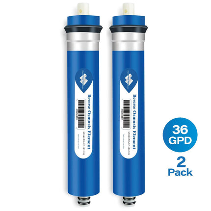 Membrane Solutions RO 50/75/100/ 150 GPD Reverse Osmosis Filter Replacement for Under - Sink Water Purifier Systems - PrecipFilter