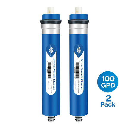 Membrane Solutions RO 50/75/100/ 150 GPD Reverse Osmosis Filter Replacement for Under - Sink Water Purifier Systems - PrecipFilter