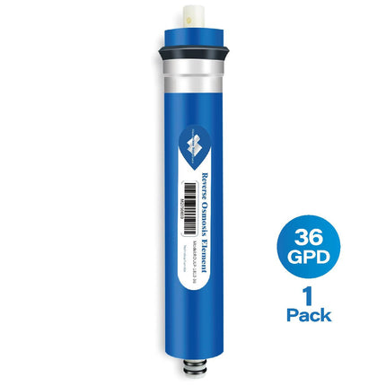 Membrane Solutions RO 50/75/100/ 150 GPD Reverse Osmosis Filter Replacement for Under - Sink Water Purifier Systems - PrecipFilter