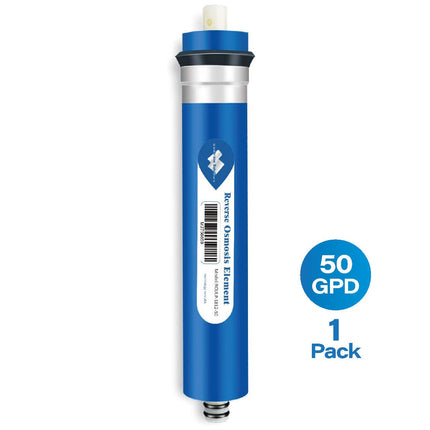 Membrane Solutions RO 50/75/100/ 150 GPD Reverse Osmosis Filter Replacement for Under - Sink Water Purifier Systems - PrecipFilter