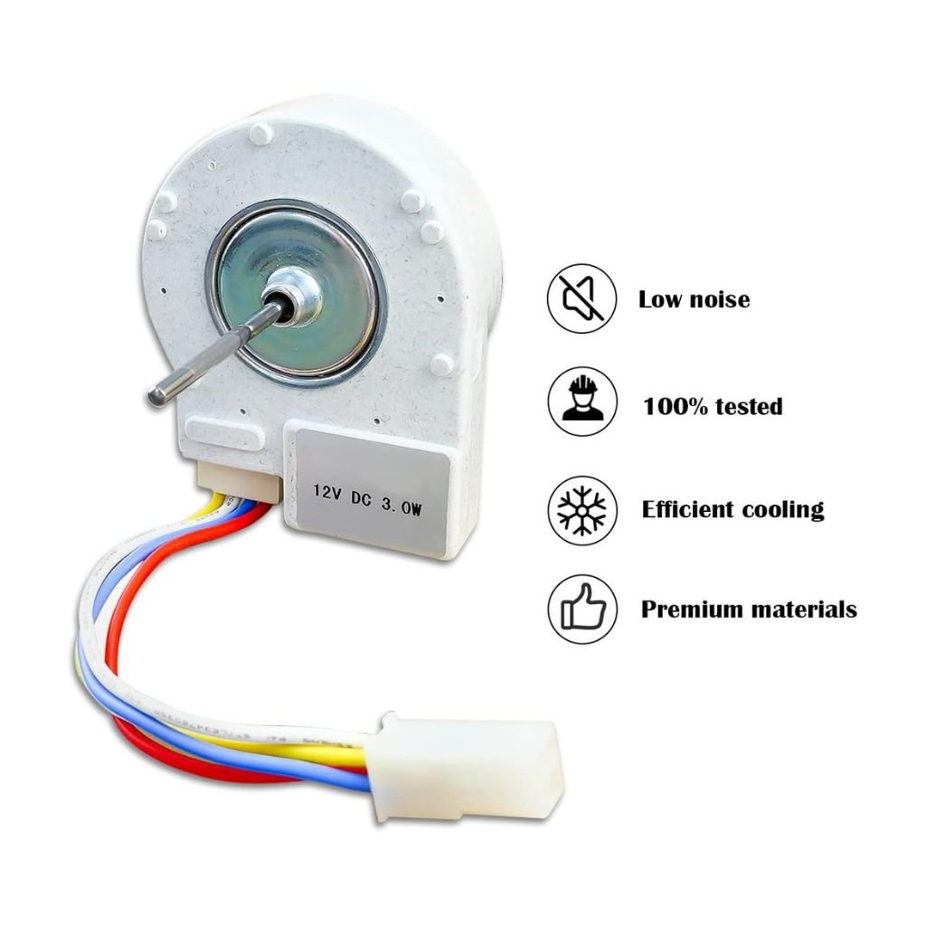 W10822580 Refrigerator Evaporator Fan Motor for Whirlpool, Maytag, and Kenmore - Compatible with W10255195, 2259385, 4283312 - PrecipFilter
