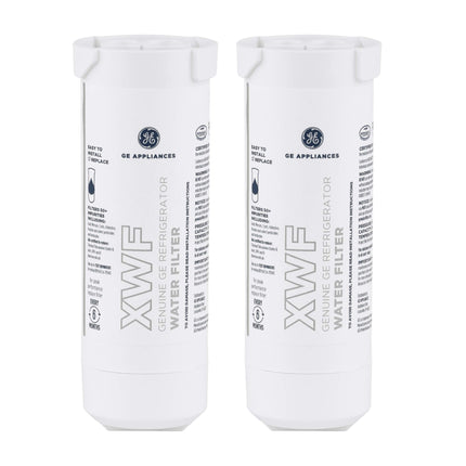 GE XWF Refrigerator Water Filter Replacement (1,2,3 Pack)