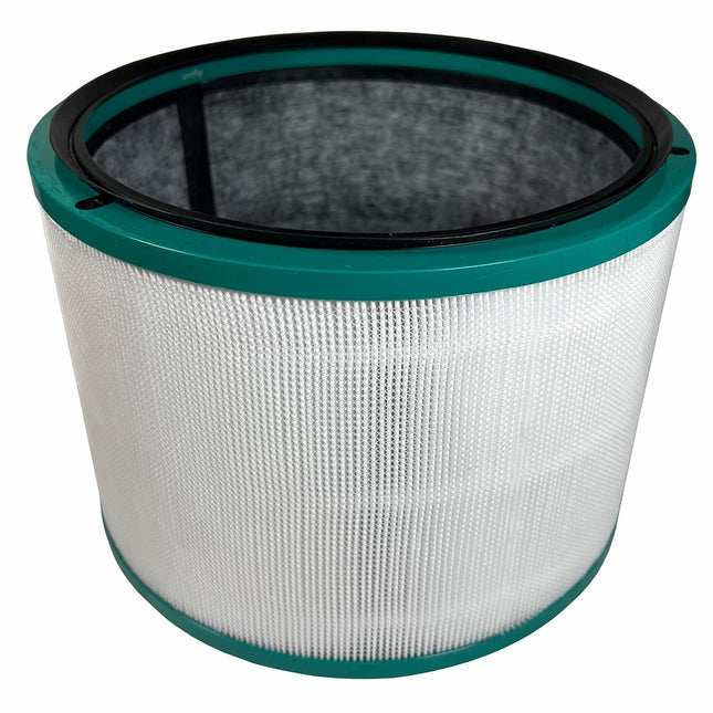 Dyson 360° Glass HEPA Filter (HP01, HP02, DP01) Air Purifier Replacement, 1 Count, Silver/Green - PrecipFilter