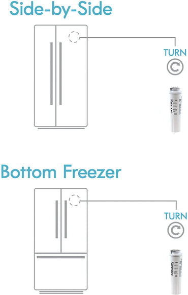 Kenmore 9084 9084 Refrigerator Water Filter, white - PrecipFilter