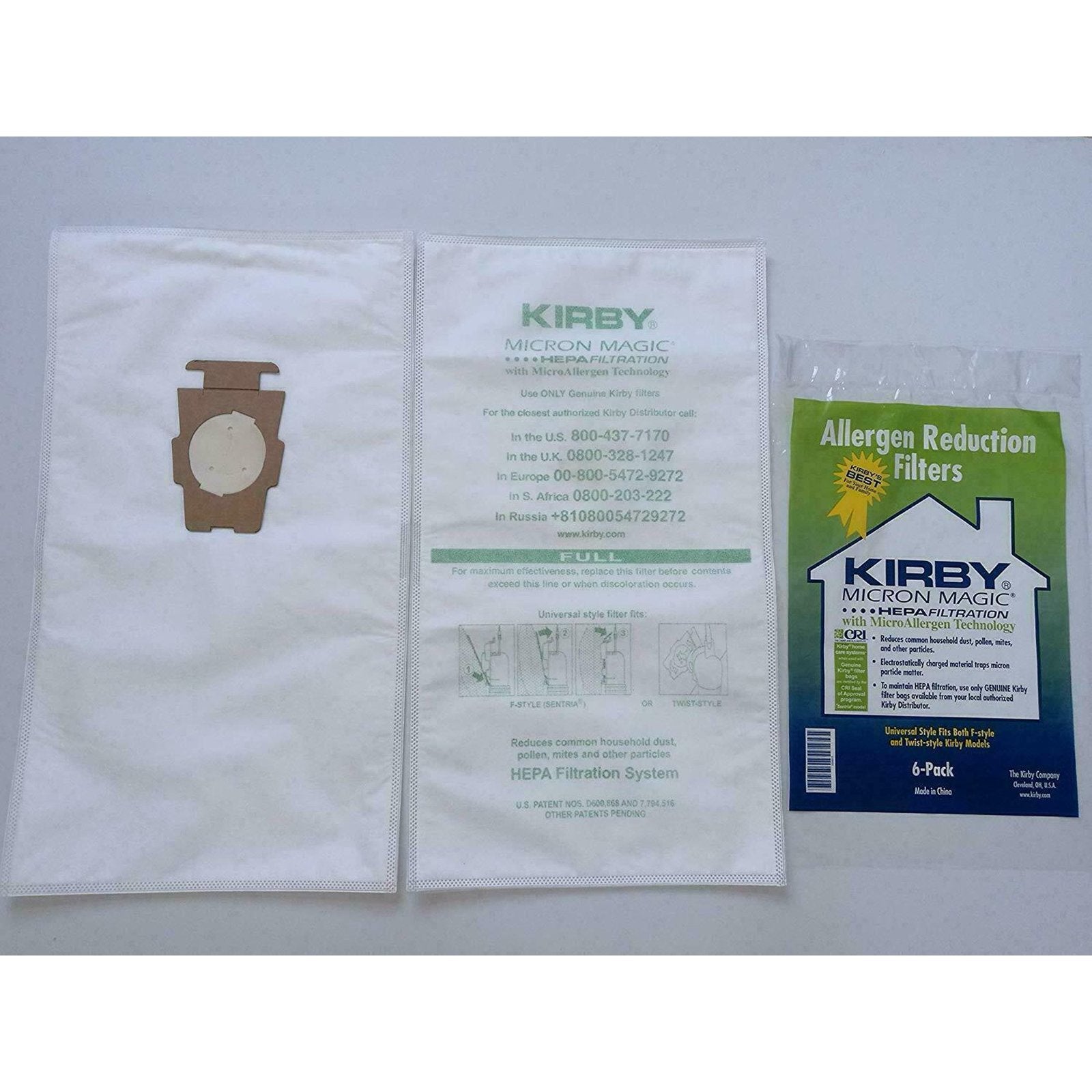 Kirby 204811 Genuine HEPA Filtration Vacuum Bags for Sentria Models. - PrecipFilter