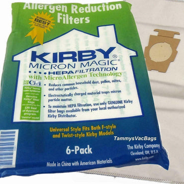 Kirby 204811 Genuine HEPA Filtration Vacuum Bags for Sentria Models. - PrecipFilter