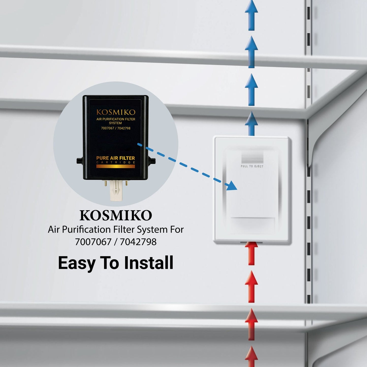 Kosmiko Air Purification Cartridge – 7007067 Refrigerator Air Filter Cartridge - PrecipFilter