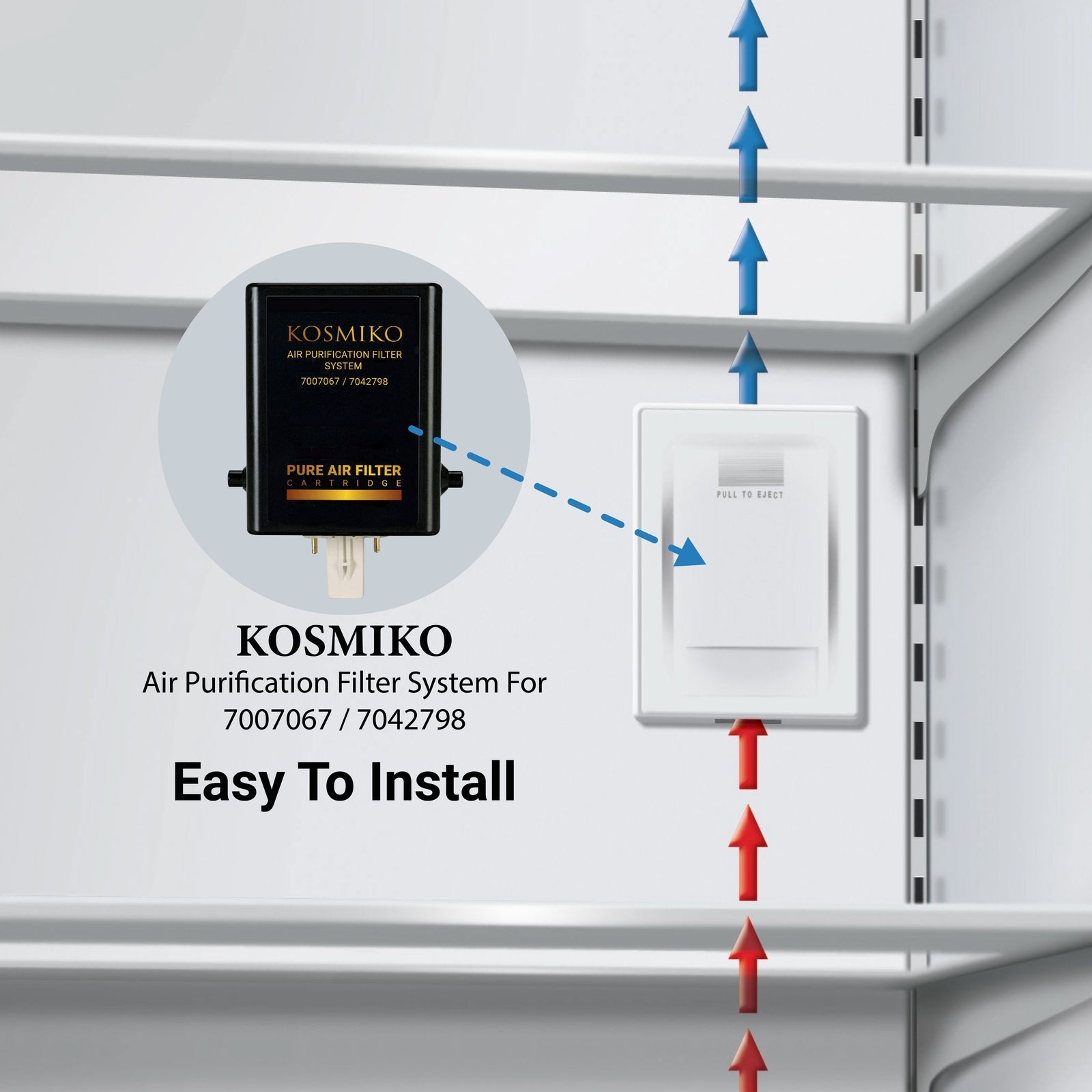 Kosmiko Air Purification Cartridge – 7007067 Refrigerator Air Filter Cartridge - PrecipFilter