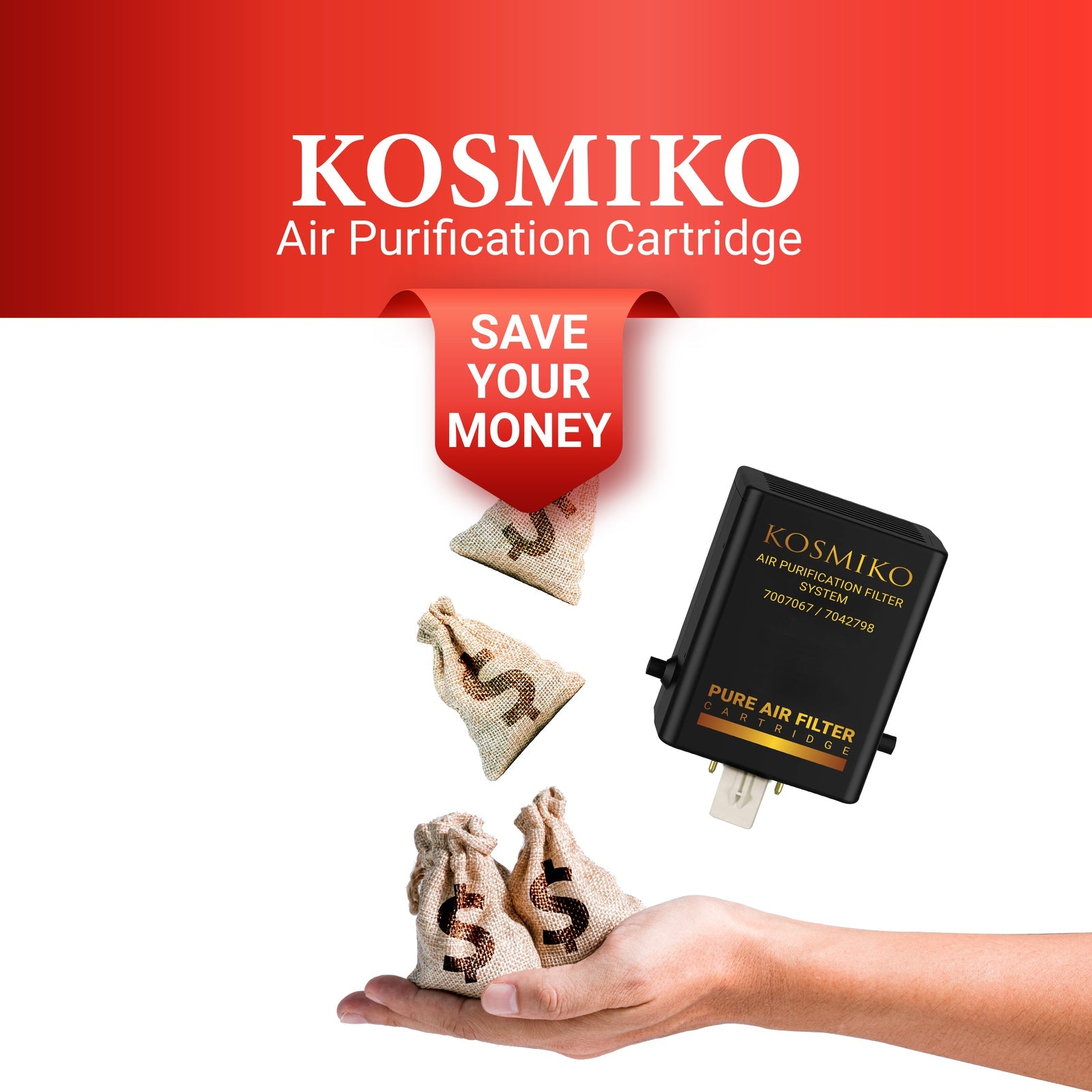 Kosmiko Air Purification Cartridge – 7007067 Refrigerator Air Filter Cartridge - PrecipFilter