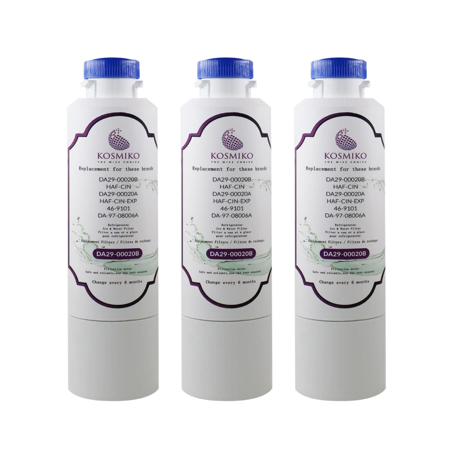 KOSMIKO DA29-00020B Haf-Cin/Exp Water Filter Replacement Compatible with Samsung - PrecipFilter