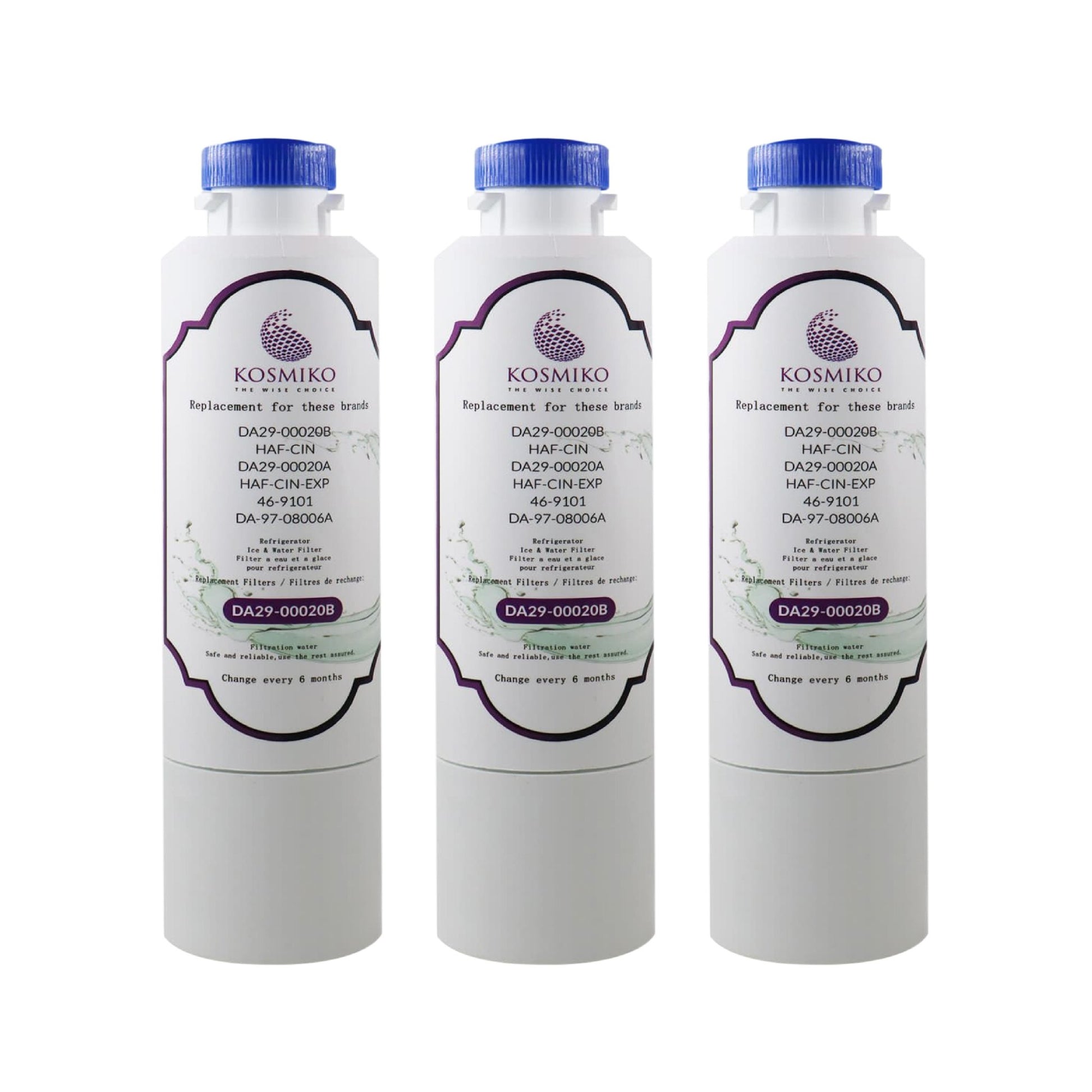 KOSMIKO DA29-00020B Haf-Cin/Exp Water Filter Replacement Compatible with Samsung - PrecipFilter
