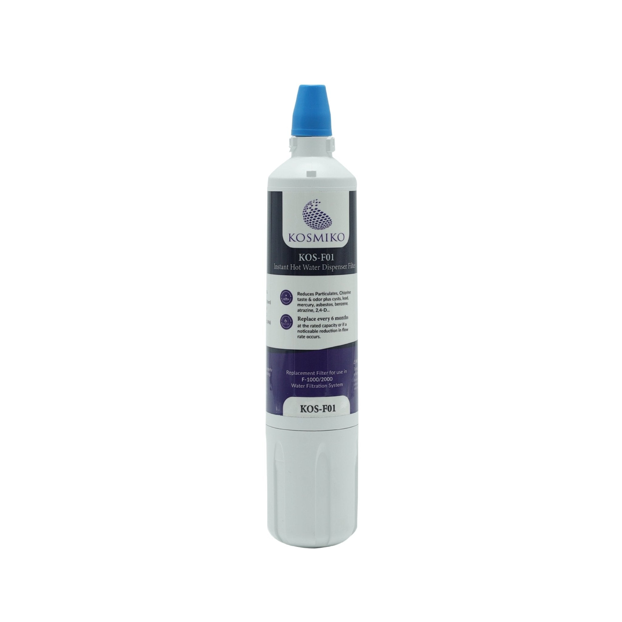 Kosmiko Instant Hot Water Dispenser Filter Compatible with InSinkErator F-1000/2000 Water Filtration System - PrecipFilter