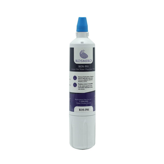 Kosmiko Instant Hot Water Dispenser Filter – Premium Sink Water Filter Compatible with InSinkErator F-1000/F-2000 Water Filtration System – Replacement Filter for Purified Water – 1 Pack - PrecipFilter