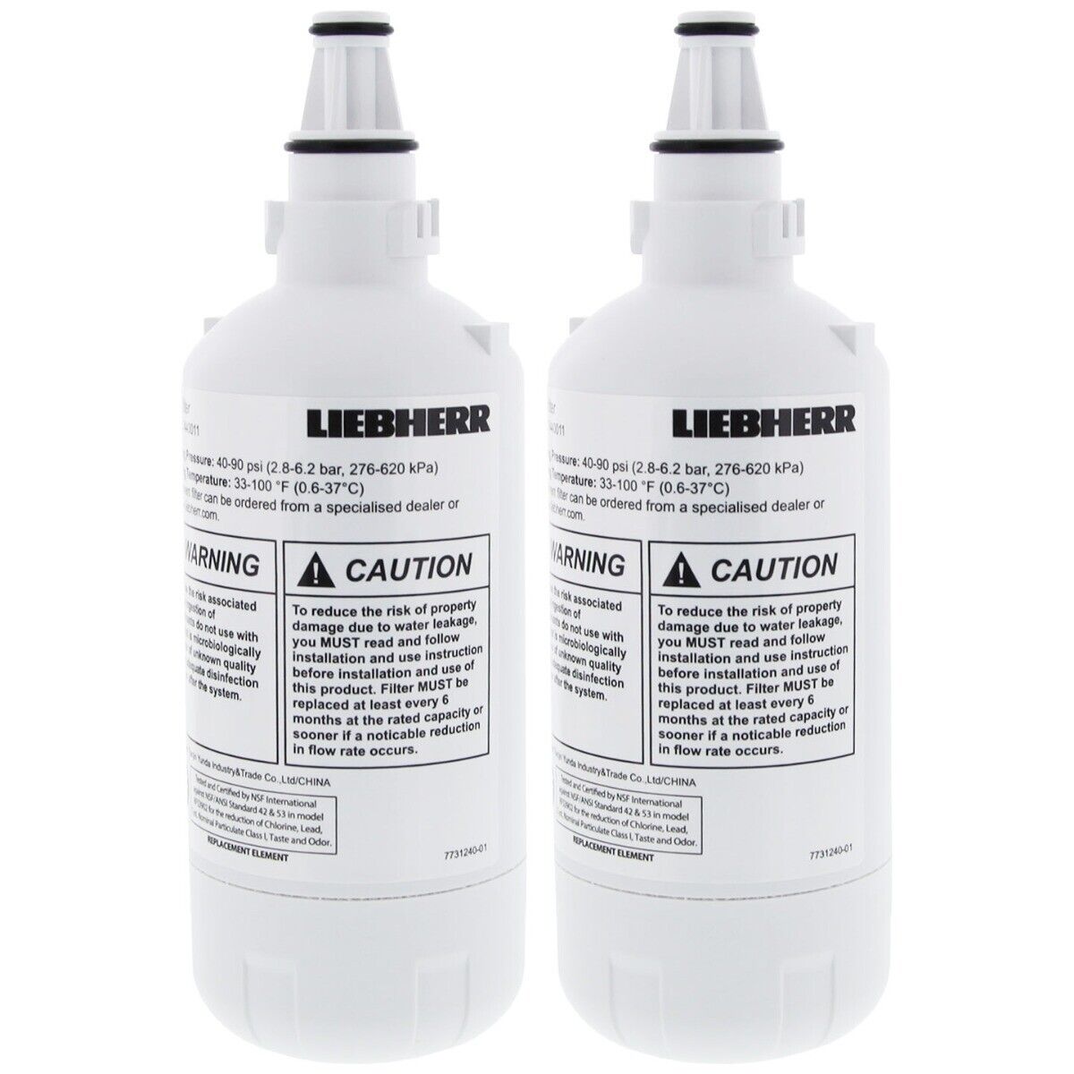 Liebherr 7440000 Refrigerator Water Filter, 744000200 white - PrecipFilter