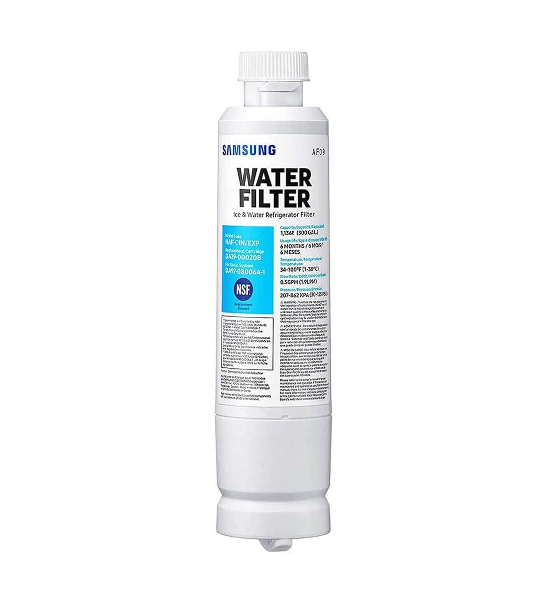 SAMSUNG DA29-00020B Genuine HAF-CIN/EXP Refrigerator Water Filter –  PrecipFilter