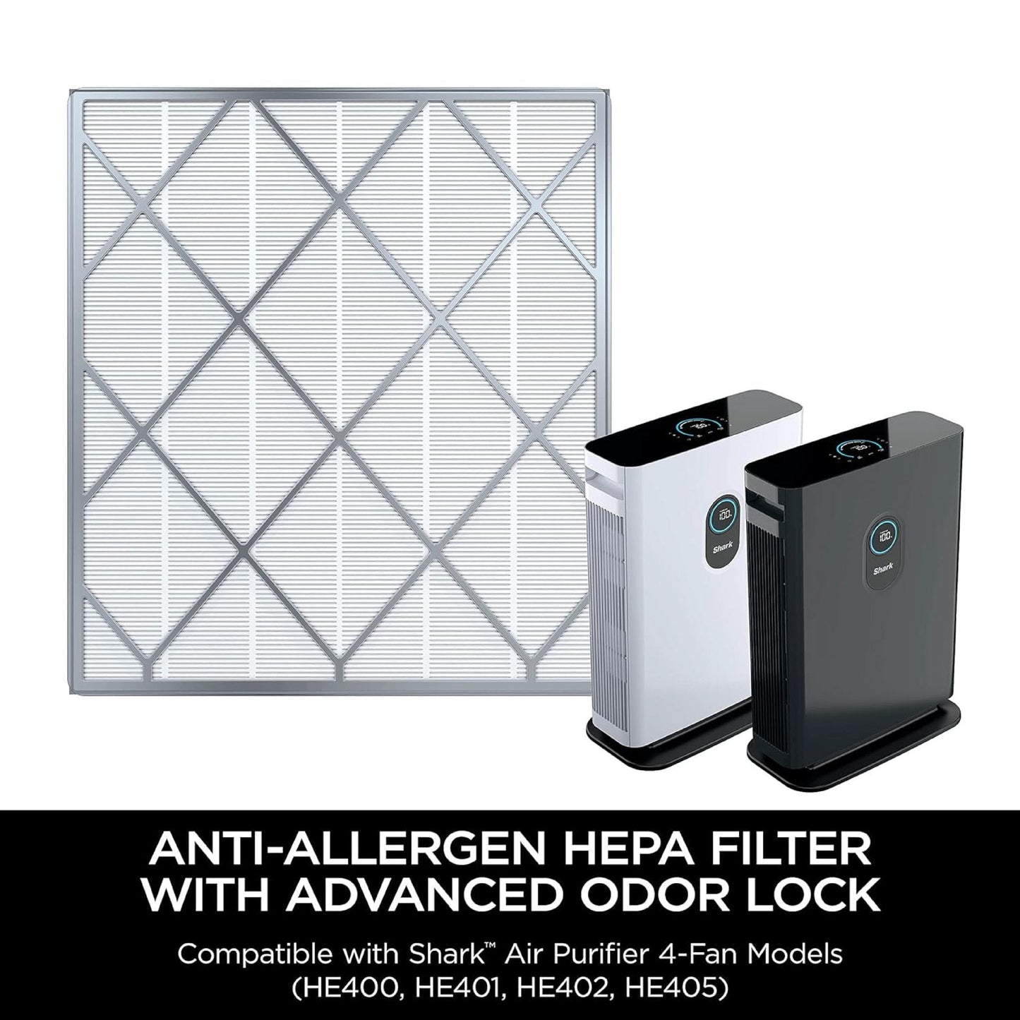 Shark He400/401 Replacement Filter Compatible with Shark Air Purifier 4, HE402, HE402AMZ - PrecipFilter